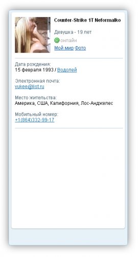 Mail.ru Web Agent - шаблон
